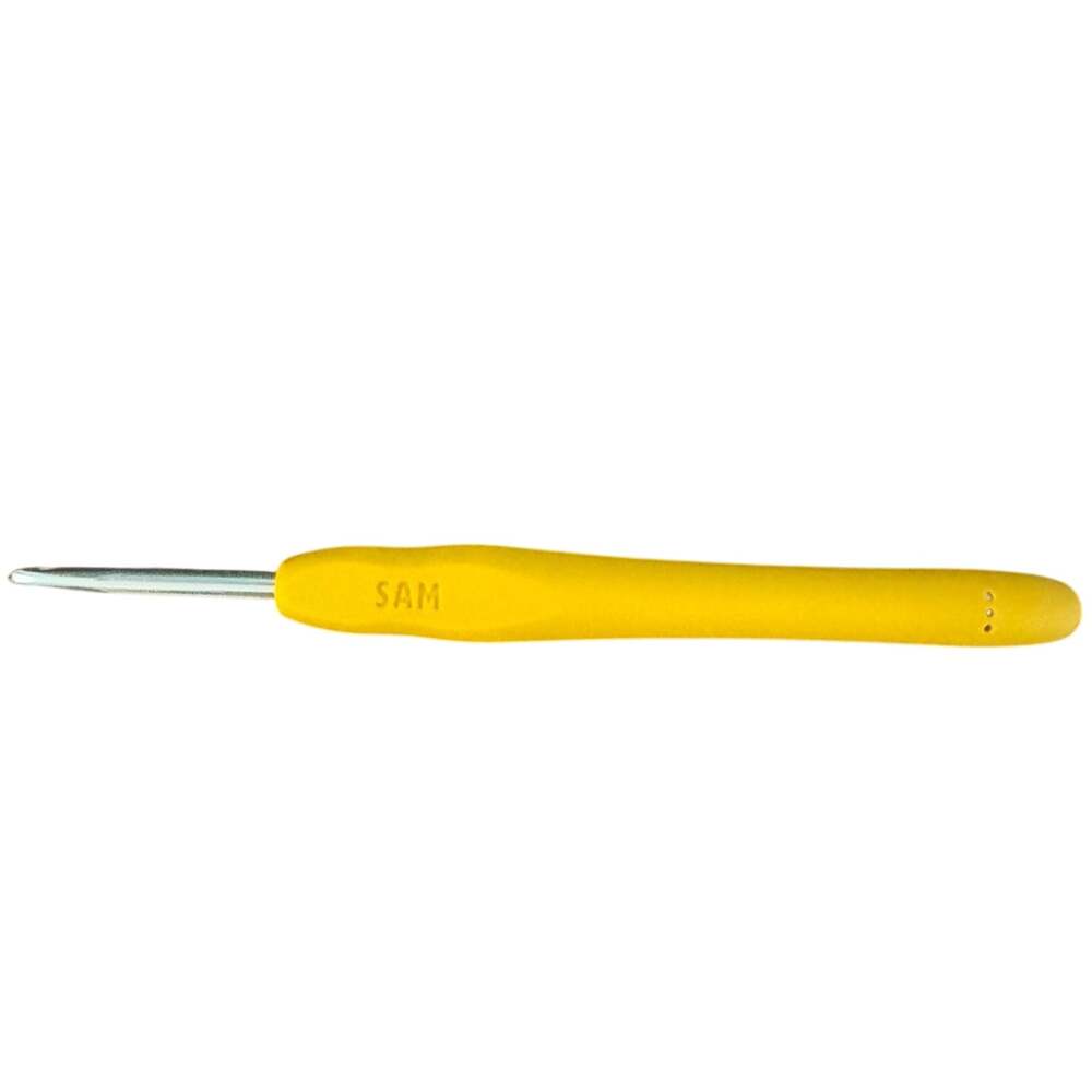 *Never Used* Woobles Sam the Sloth Banana Yellow Collectible 4mm Crochet Hook